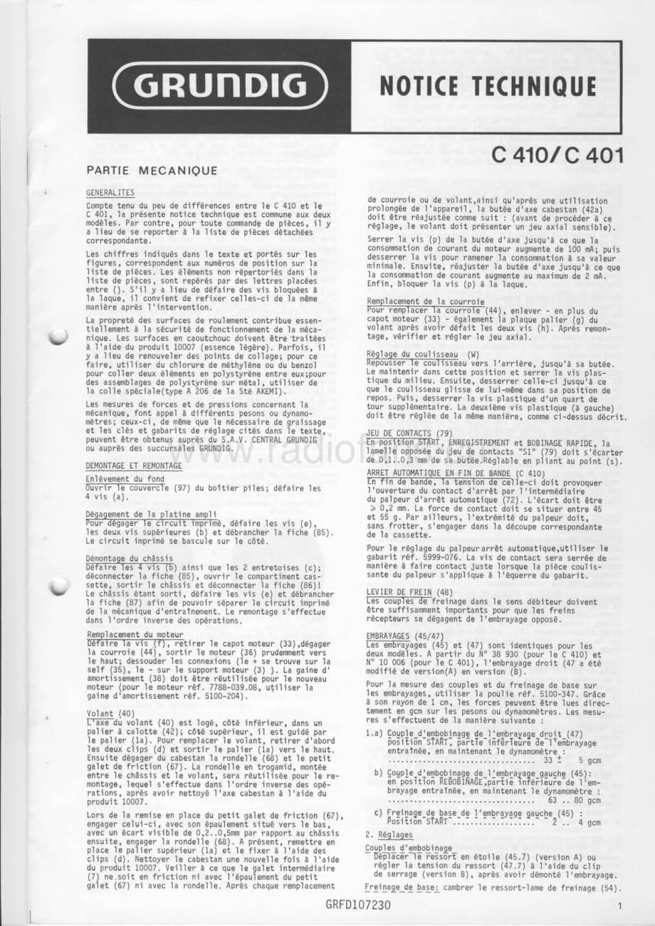 GrundigC401 维修电路图、原理图.pdf_第1页