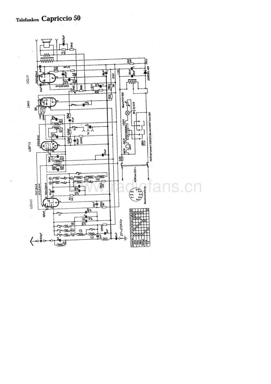 TelefunkenCapriccio50维修电路图、原理图.pdf_第1页