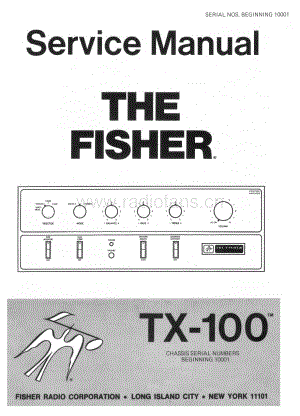 FisherTX100ServiceManual 电路原理图.pdf