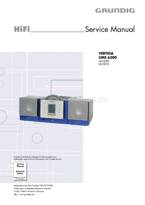 GrundigVERTIGAUMS6300 维修电路图、原理图.pdf