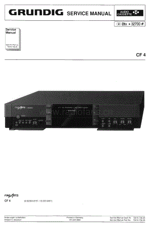 GrundigCF4 维修电路图、原理图.pdf