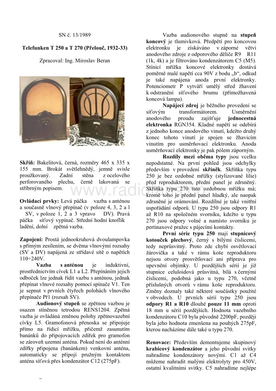TelefunkenT270维修电路图、原理图.pdf_第1页