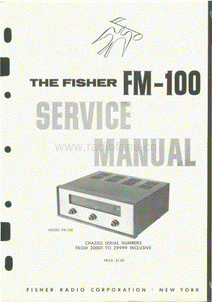 FisherFM100ServiceManual2电路原理图 维修电路图 原理图.pdf