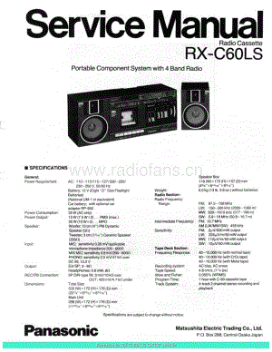 Panasonic_RX-C60LS_sch 电路图 维修原理图.pdf
