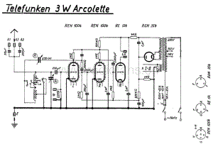 TelefunkenArcolette3W维修电路图、原理图.pdf