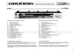 GrundigV7500 维修电路图、原理图.pdf
