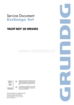 GrundigYachtBoy50WR5405 维修电路图、原理图.pdf