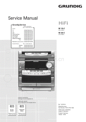 GrundigM19CM29C 维修电路图、原理图.pdf