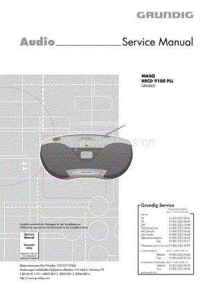GrundigRRCD9100PLL 维修电路图、原理图.pdf