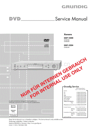 GrundigGDP4204 维修电路图、原理图.pdf