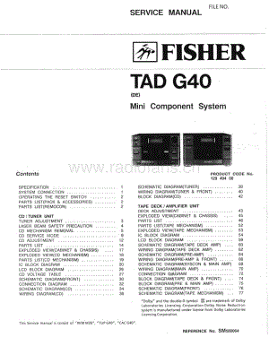 FisherTADG40Schematic电路原理图 维修电路图 原理图.pdf