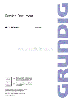 GrundigRRCD3720DEC 维修电路图、原理图.pdf