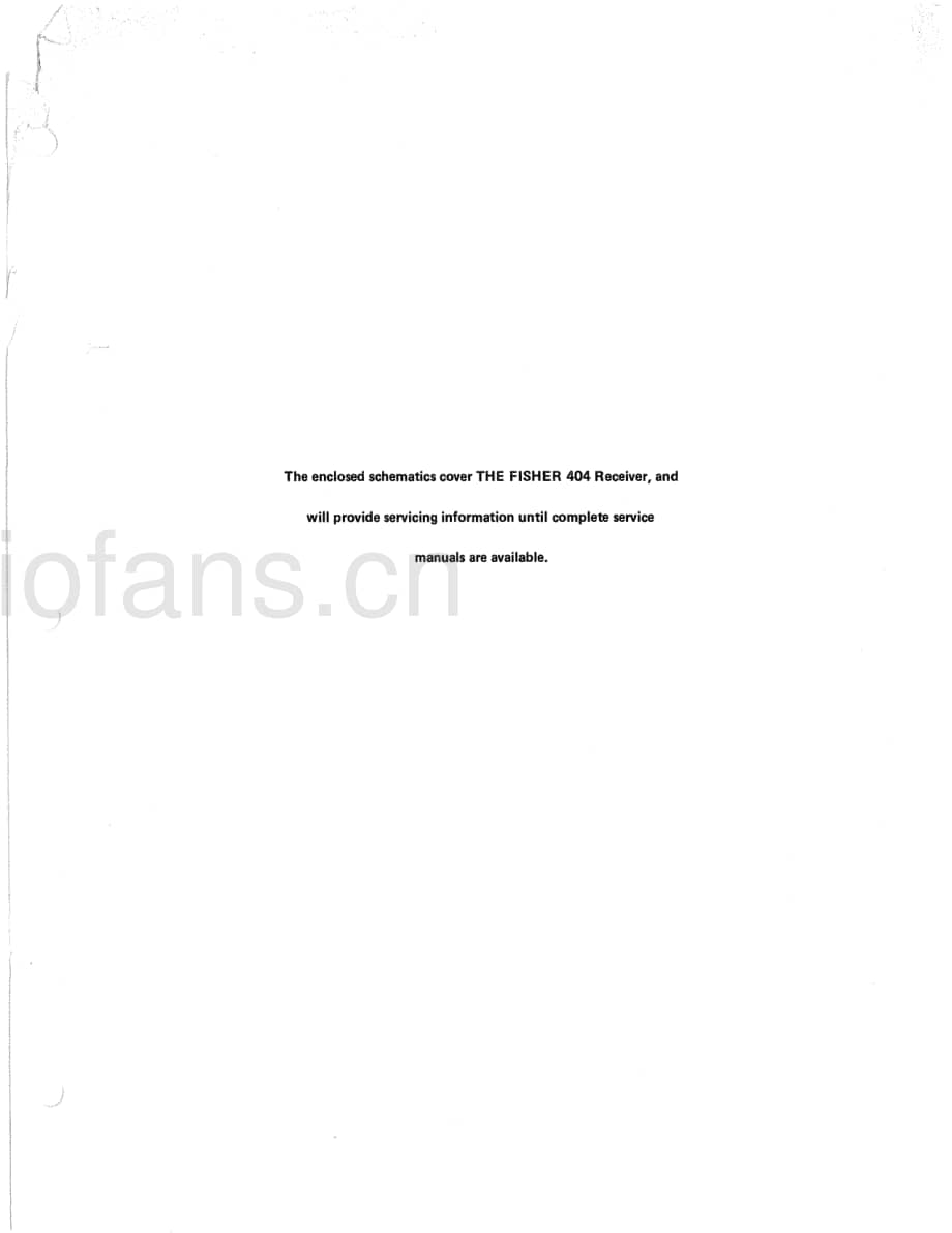 Fisher404ServiceManual 电路原理图.pdf_第1页