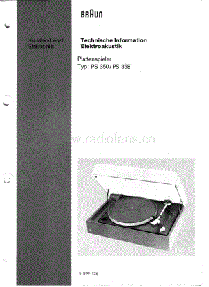 BraunPS358ServiceManual电路原理图.pdf