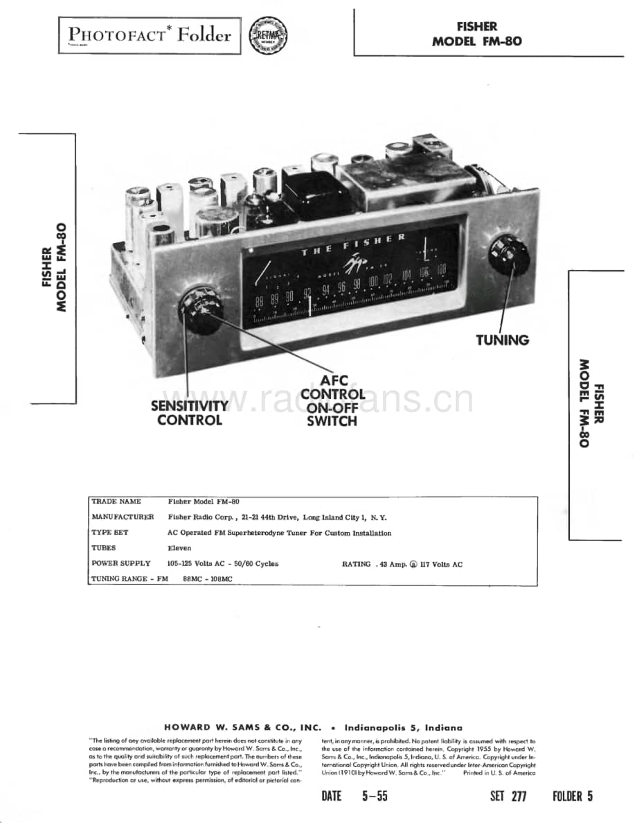FisherFM80ServiceManual 电路原理图.pdf_第1页