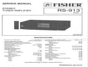 FisherRS913ServiceManual 电路原理图.pdf