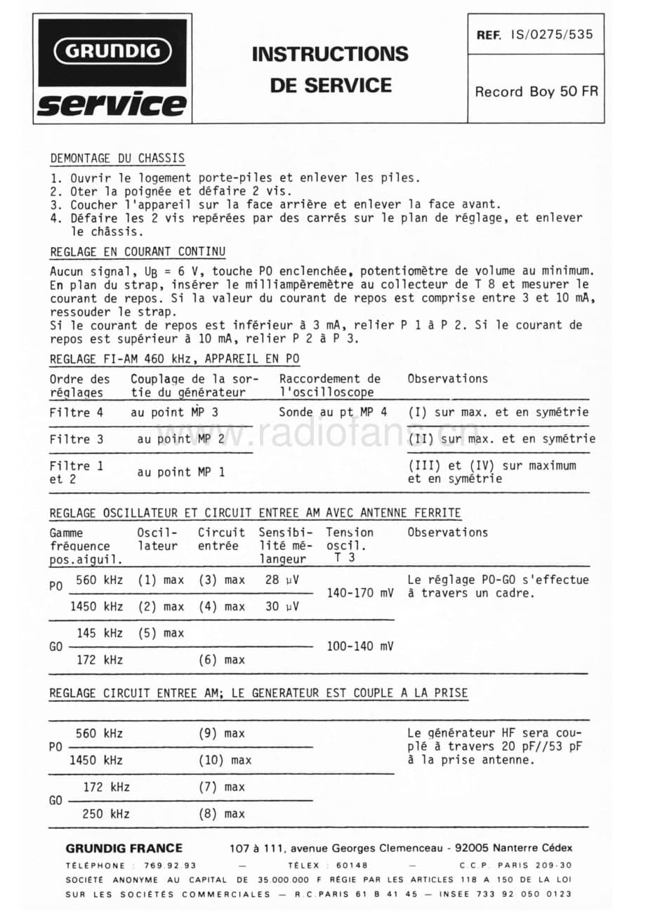 GrundigRecordBoy50FR 维修电路图、原理图.pdf_第1页