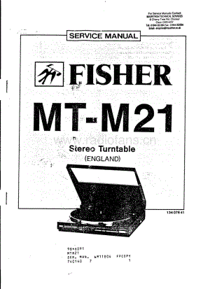 FisherMTM21ServiceManual 电路原理图.pdf