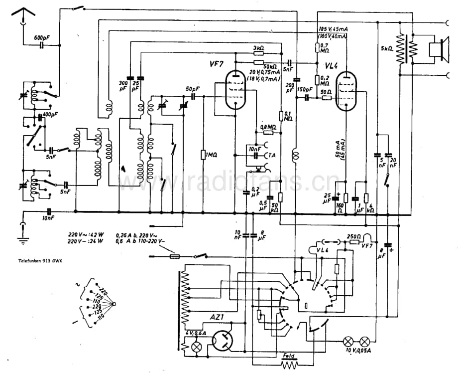 Telefunken913GWK维修电路图、原理图.pdf_第1页