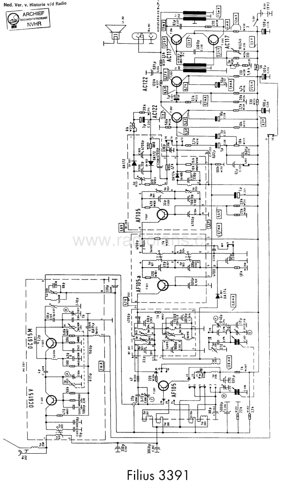 Telefunken_3391 维修电路图 原理图.pdf_第1页
