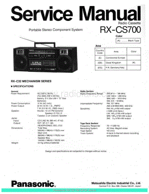 Panasonic_RX-CS700_sch 电路图 维修原理图.pdf