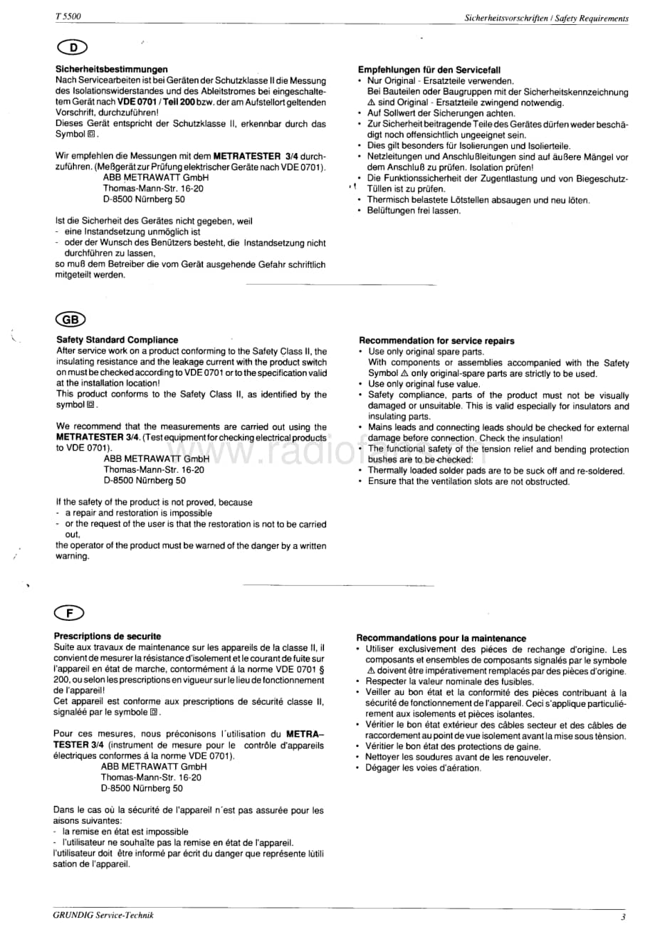 GrundigT5500 维修电路图、原理图.pdf_第3页