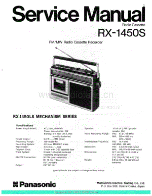 Panasonic_RX-1450S_sch 电路图 维修原理图.pdf