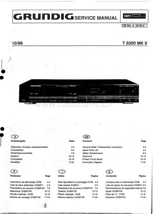GrundigT8200Mk2 维修电路图、原理图.pdf
