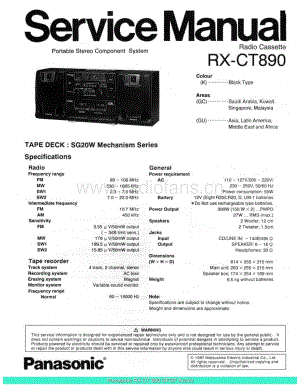 Panasonic_RX-CT890_sch 电路图 维修原理图.pdf