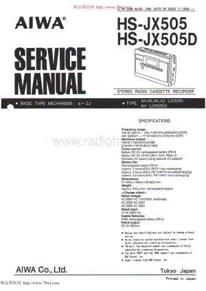 AIWA HS-JX505电路图 维修原理图.pdf