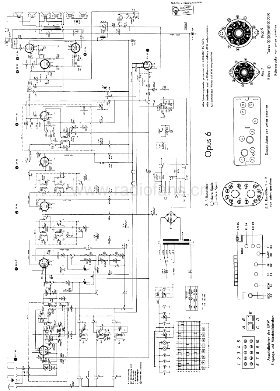 Telefunken_Opus6 维修电路图 原理图.pdf_第1页