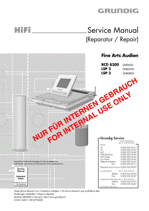 GrundigRCD8300 维修电路图、原理图.pdf