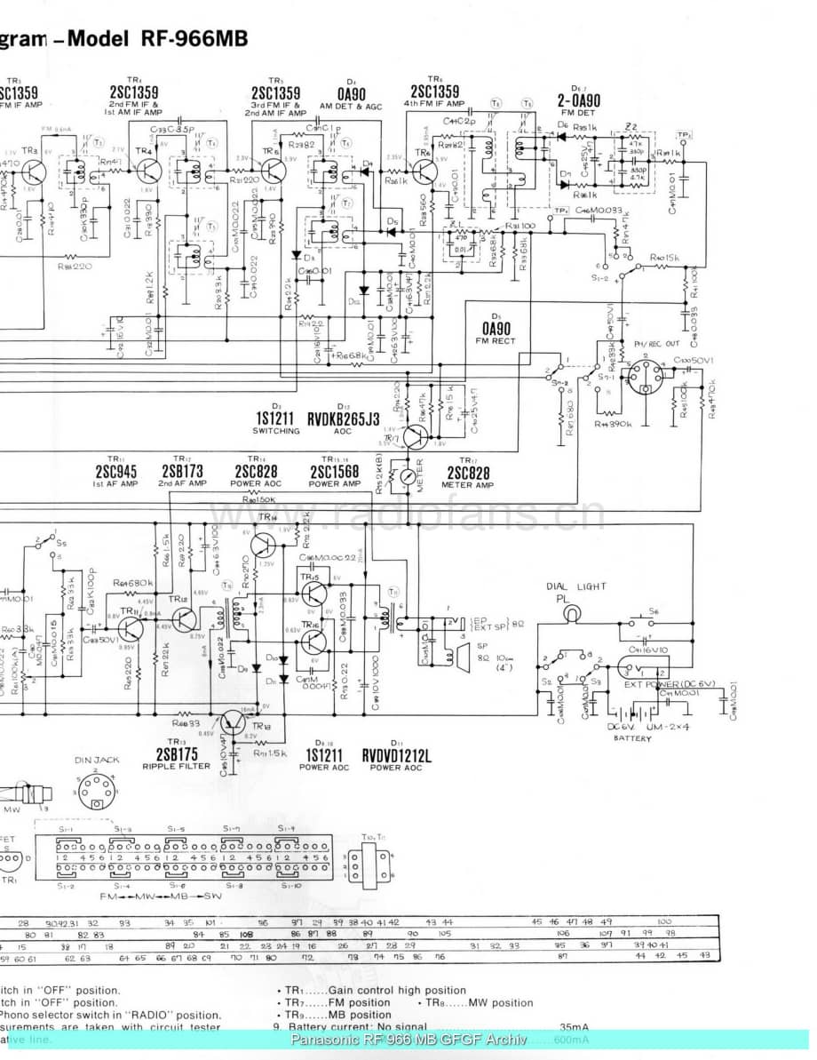 Panasonic_RF-966MB_sch 电路图 维修原理图.pdf_第3页
