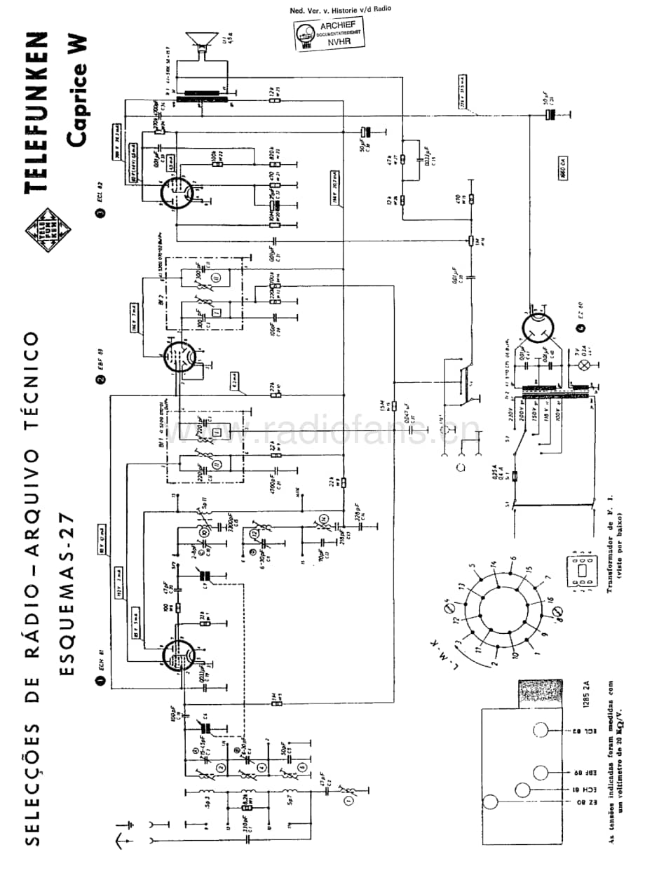 Telefunken_CapriceW 维修电路图 原理图.pdf_第1页