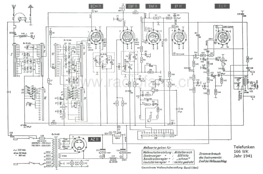 Telefunken166WK维修电路图、原理图.pdf_第1页
