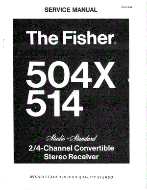 Fisher504XServiceManual 电路原理图.pdf