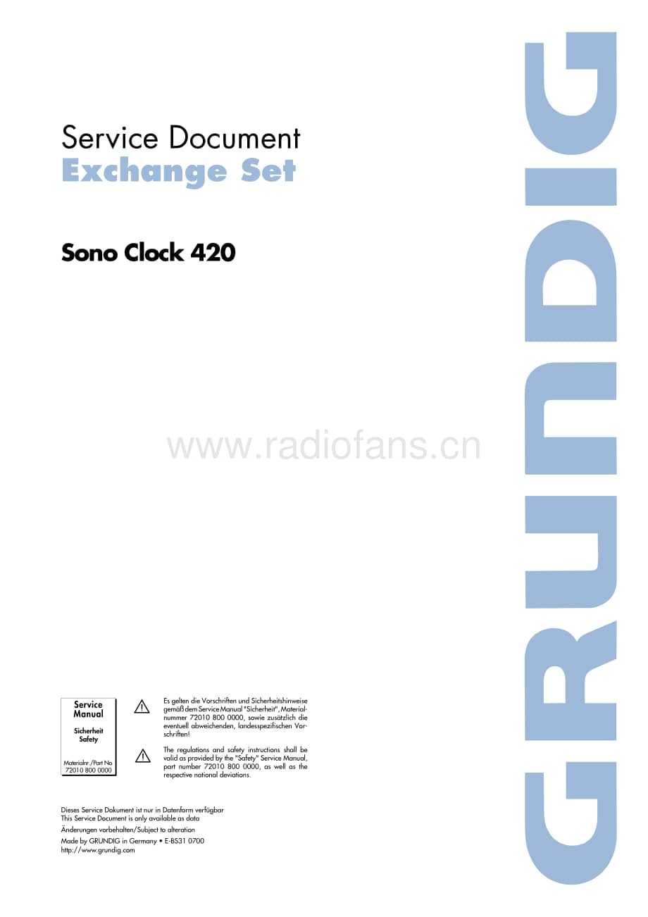 GrundigSC420 维修电路图、原理图.pdf_第1页