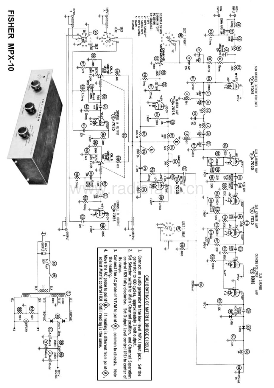 FisherMPX10Schematic电路原理图 维修电路图 原理图.pdf_第1页
