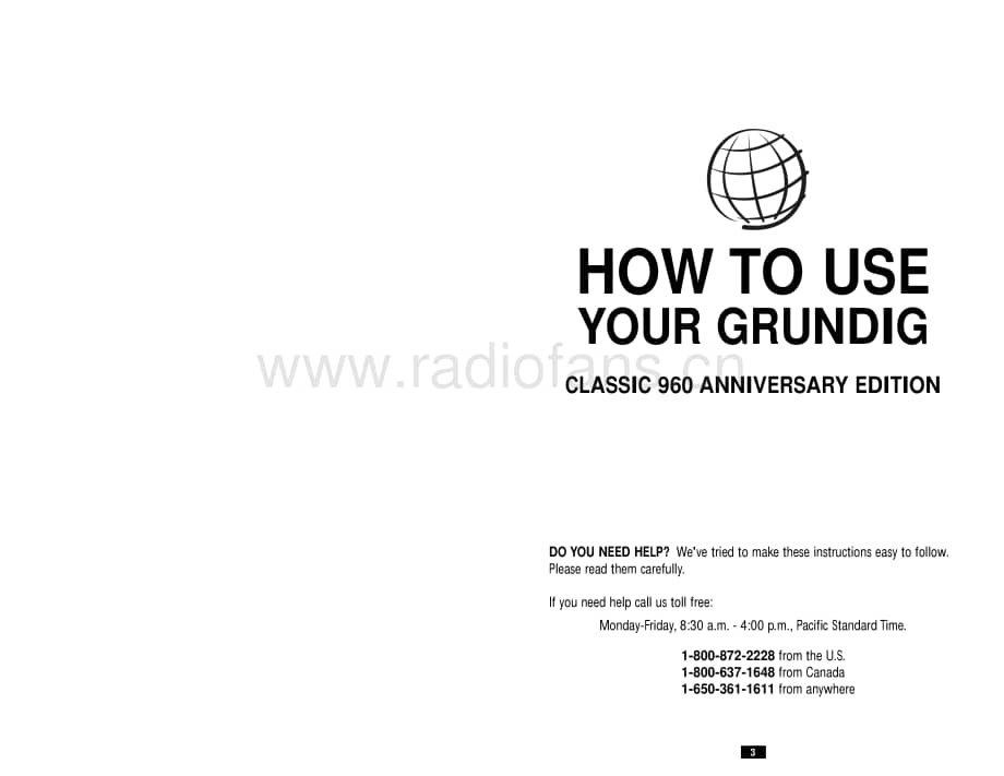 GrundigClassic960OwnersManual 维修电路图、原理图.pdf_第2页