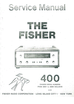 Fisher400ServiceManual4电路原理图 维修电路图 原理图.pdf