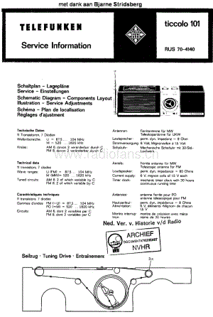 Telefunken_Ticcolo101 维修电路图 原理图.pdf