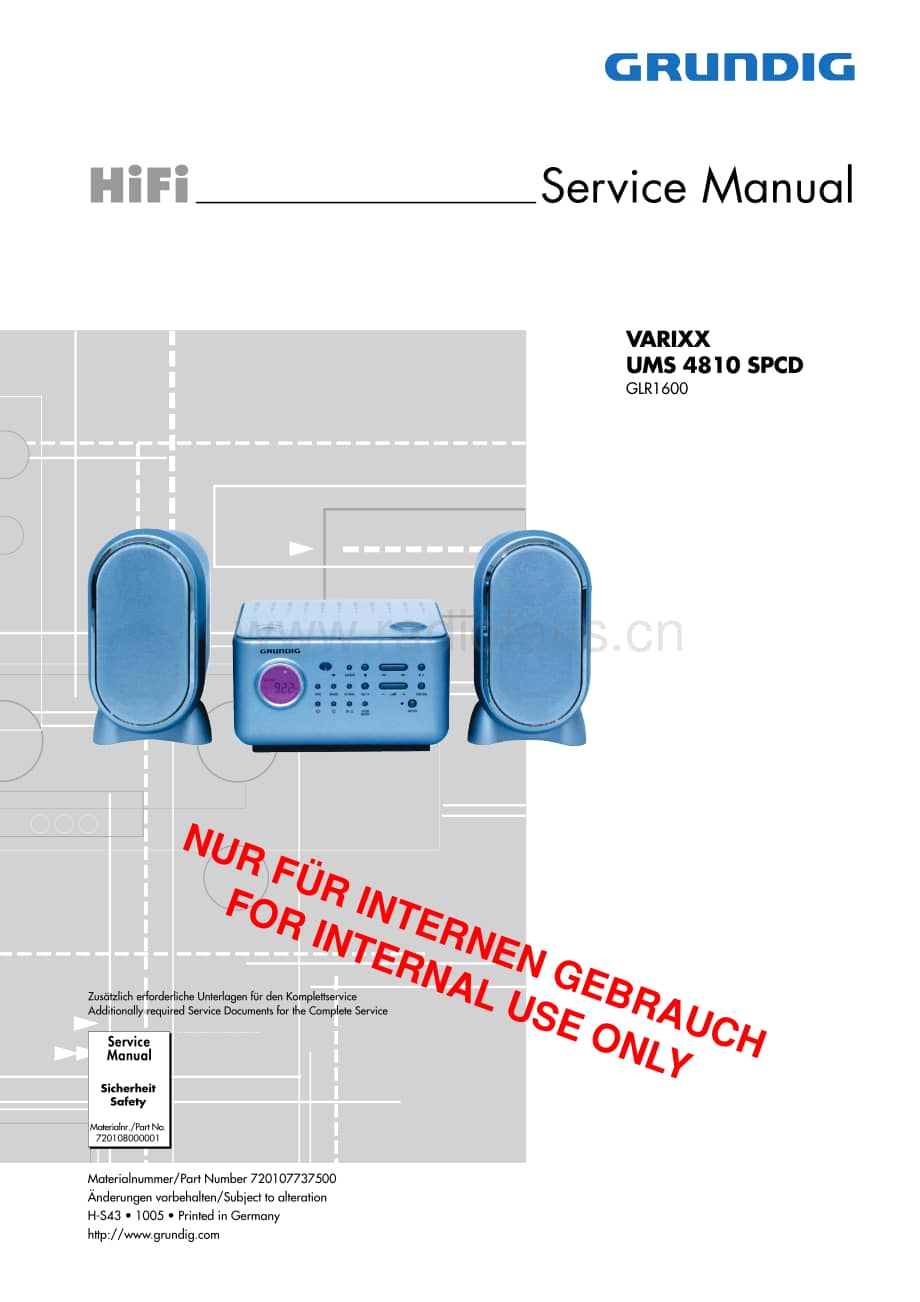 GrundigUMS4810SPCD 维修电路图、原理图.pdf_第1页