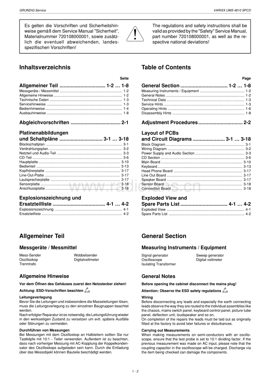 GrundigUMS4810SPCD 维修电路图、原理图.pdf_第2页