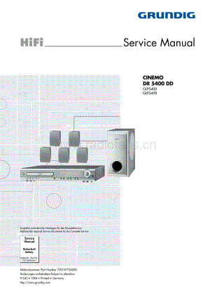 GrundigCinemo_DR5400DD 维修电路图、原理图.pdf
