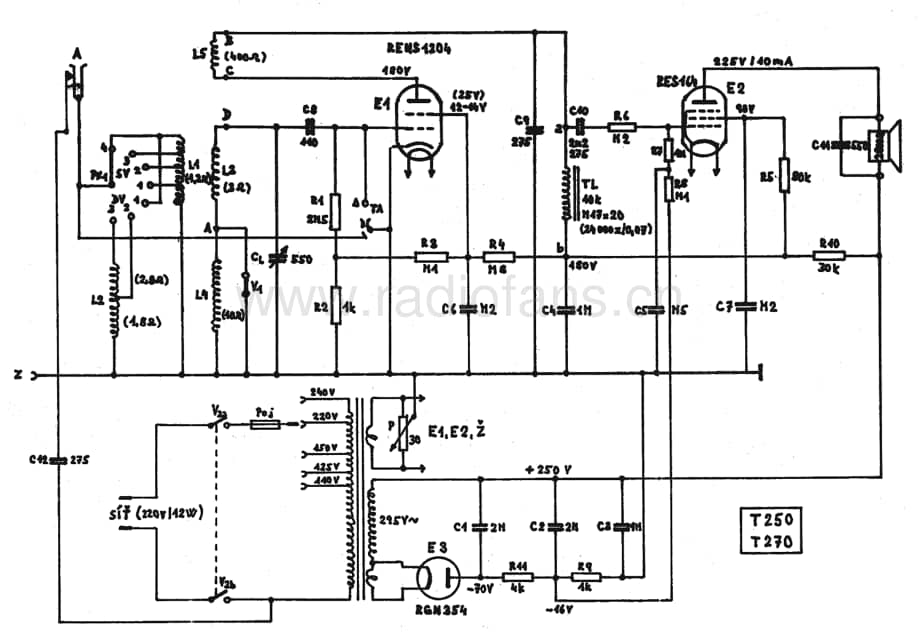 TelefunkenT270schematics电路原理图维修电路图、原理图.pdf_第1页