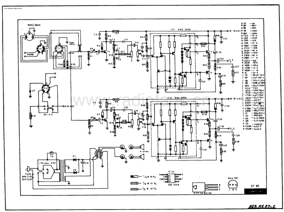 GrundigST85 维修电路图、原理图.pdf_第1页