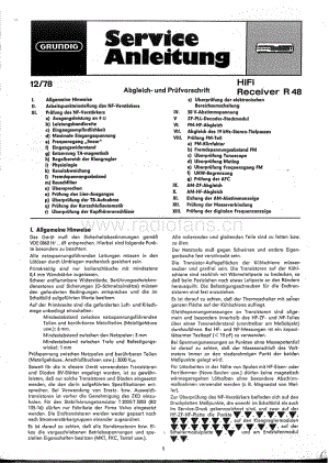 GrundigReceiverR48Schematics 维修电路图、原理图.pdf