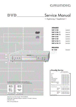 GrundigGDP51001ServiceManual2 维修电路图、原理图.pdf