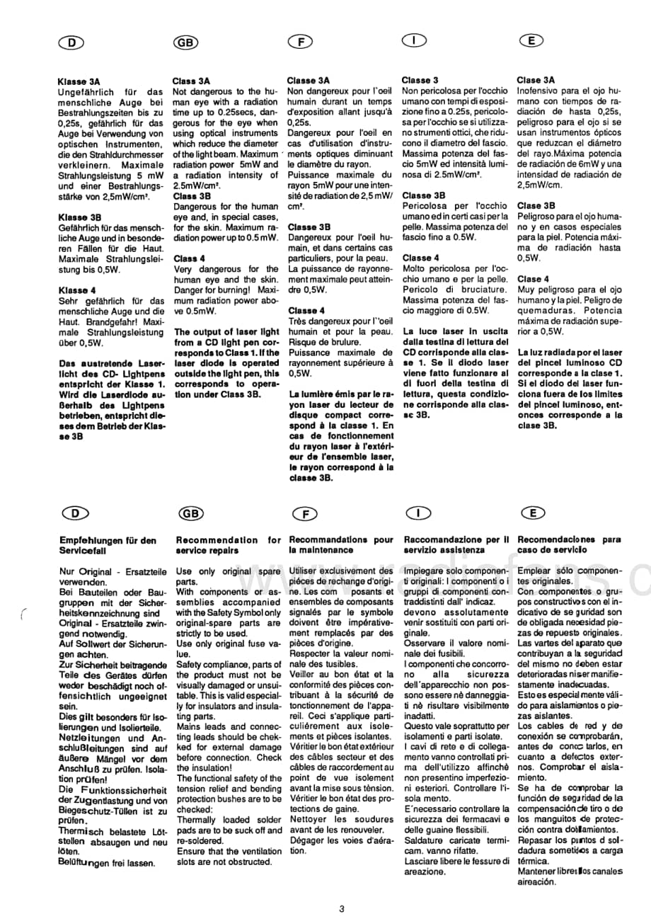 GrundigCD8150 维修电路图、原理图.pdf_第3页