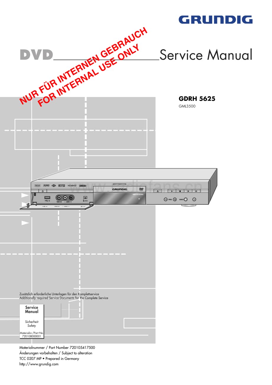 GrundigGDRH5625 维修电路图、原理图.pdf_第1页